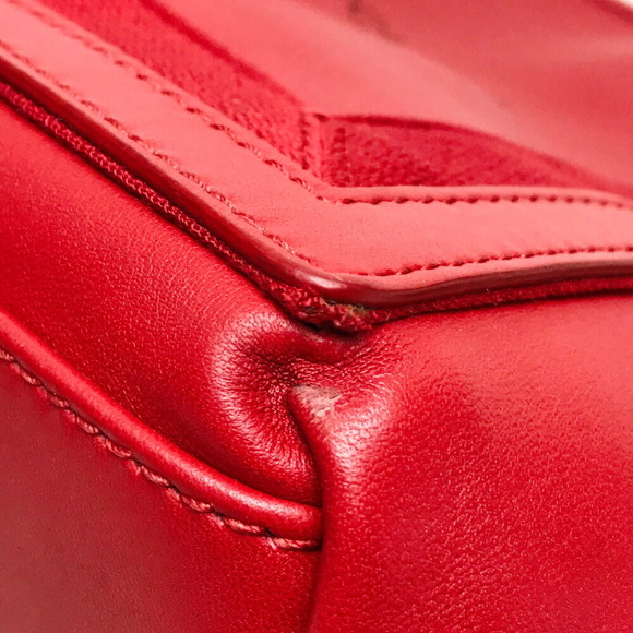 Balenciaga Cabas Tote Shoulder Leather Navy Red Blue Bag - Picture 5 of 9